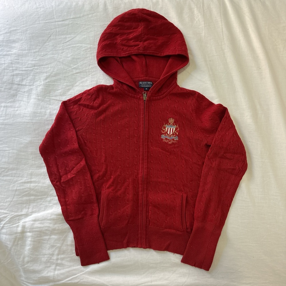 Vintage Ralph Lauren zip up hoodie